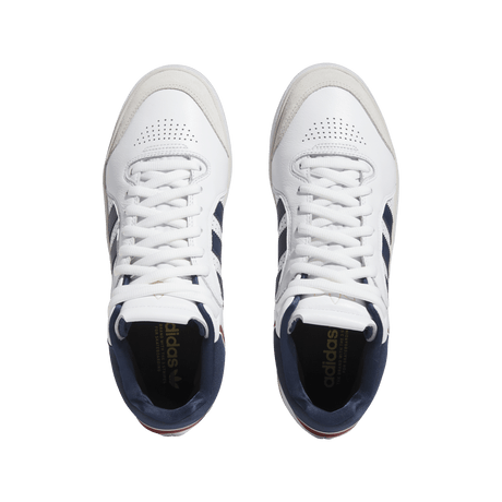 ADIDAS Tyshawn Shoes Cloud White/Collegiate Navy/Grey One Men's Skate Shoes Adidas 