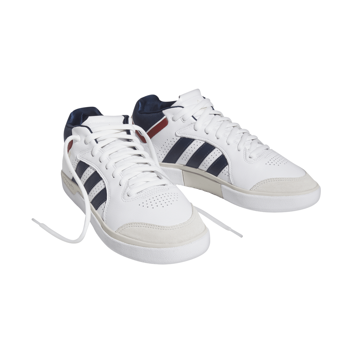 ADIDAS Tyshawn Shoes Cloud White/Collegiate Navy/Grey One Men's Skate Shoes Adidas 