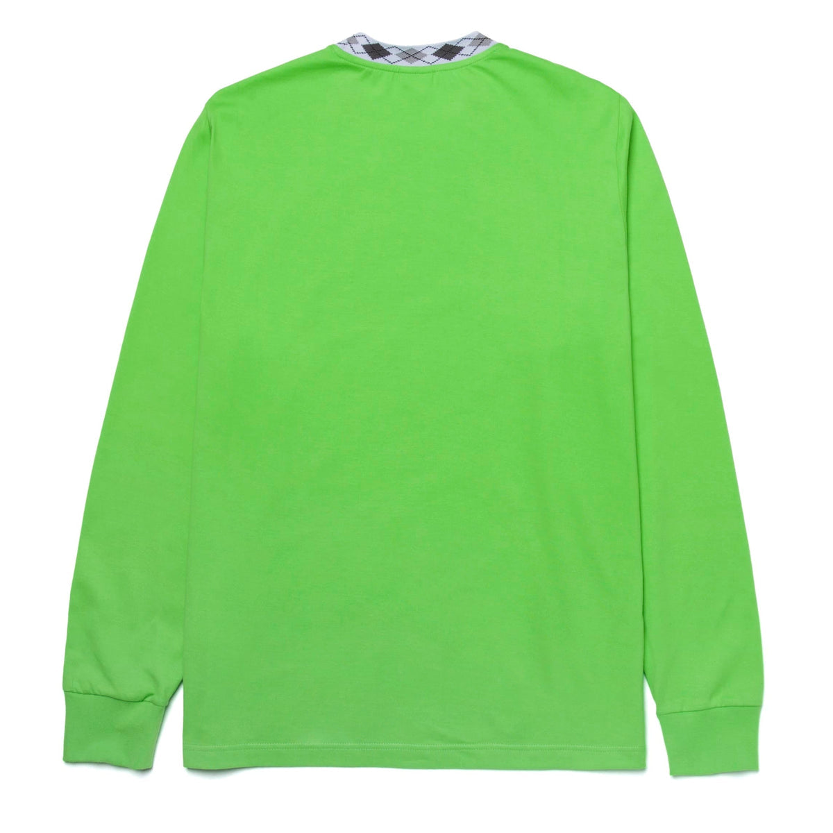 HUF Jacquard Neck Knit Long Sleeve T-Shirt Huf Green Men's Long Sleeve T-Shirts huf 