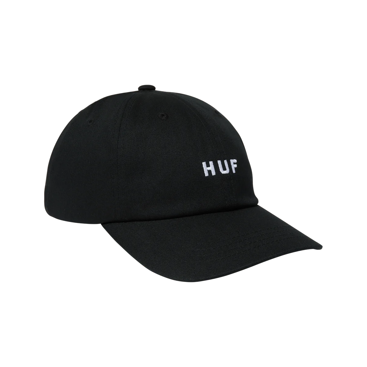 HUF Set OG Curved 6-Panel Hat Black Men's Hats huf 