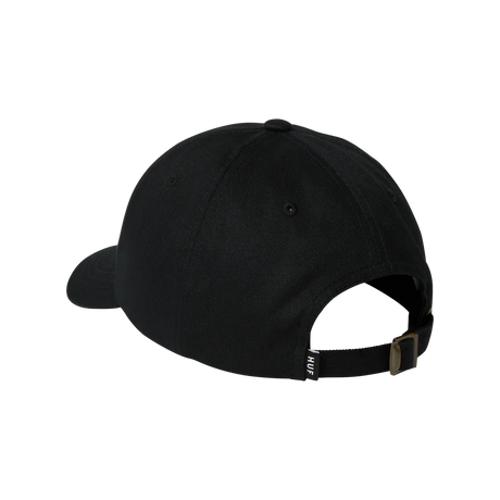 HUF Set OG Curved 6-Panel Hat Black Men's Hats huf 