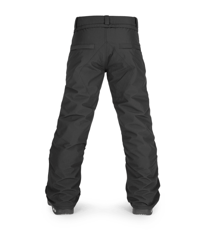VOLCOM Youth Freaking Chino Insulated Snowboard Pants Black 2023 Youth Snow Pants Volcom 