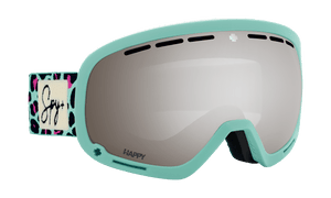 SPY Marshall Leopard - Happy ML Rose With Silver Spectra Mirror Snow Goggle Snow Goggles Spy 