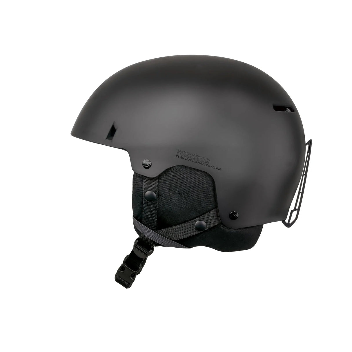 SANDBOX Icon Snow Helmet Black Men's Snow Helmets Sandbox 