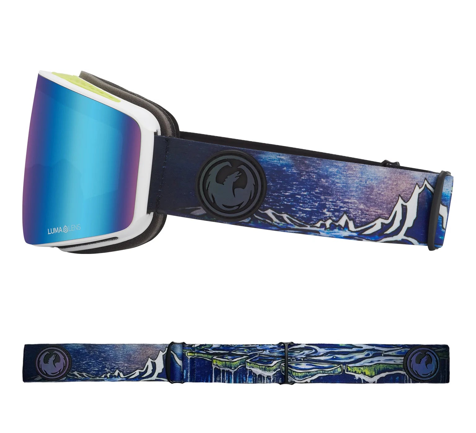 DRAGON PXV Bryan Iguchi Signature - Lumalens Blue Ion + Lumalens Amber Snow Goggle Snow Goggles Dragon 