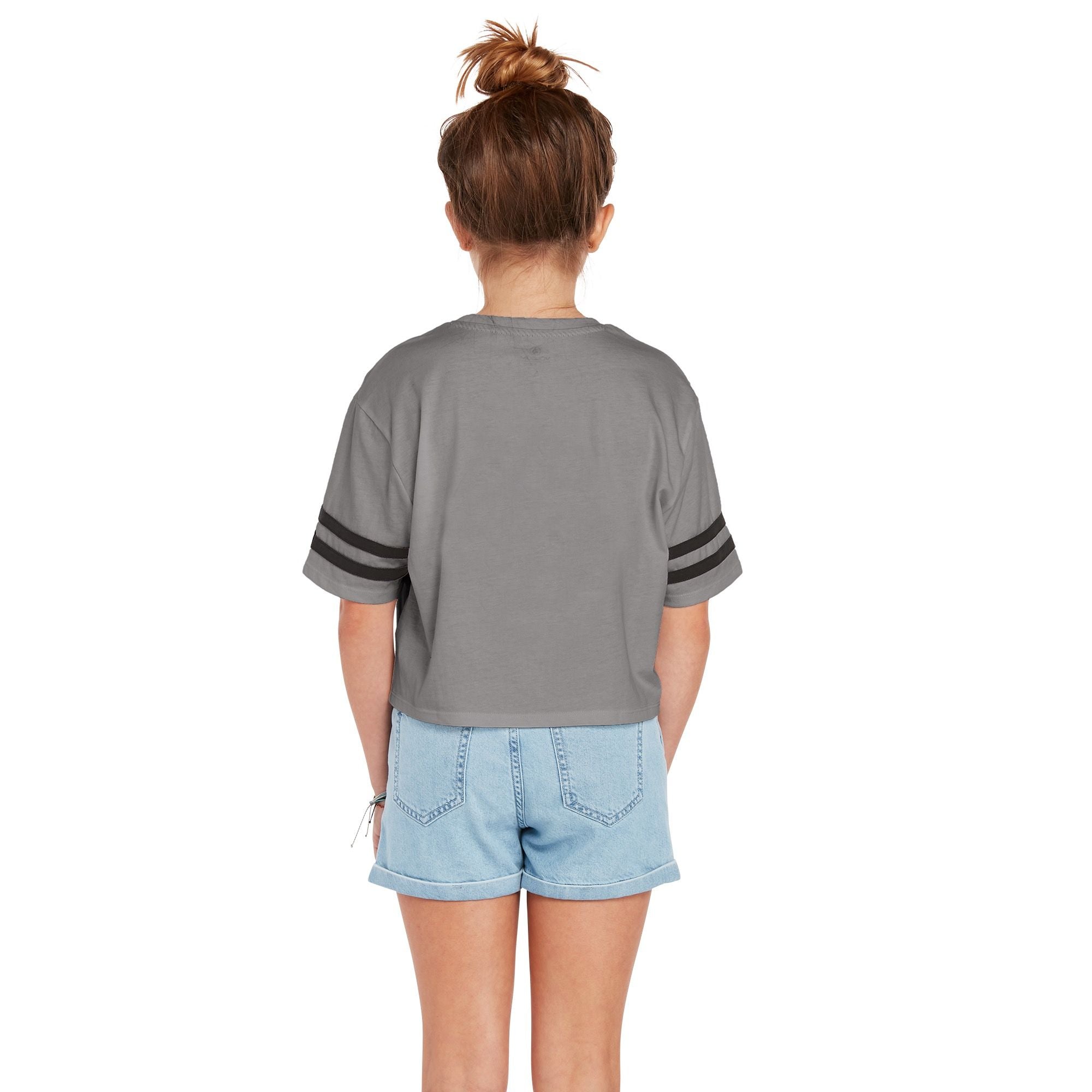VOLCOM Truly Stoked T-Shirt Girls Heather Grey Girl's T-Shirts Volcom 