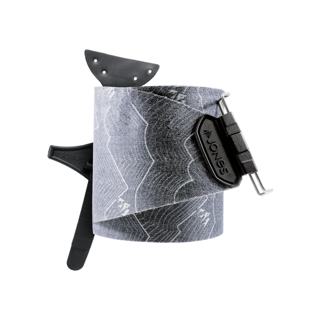 JONES Nomad Pro Trim-To-Fit Splitboard Skins Black 2023 Splitboard Skins Jones Snowboards 