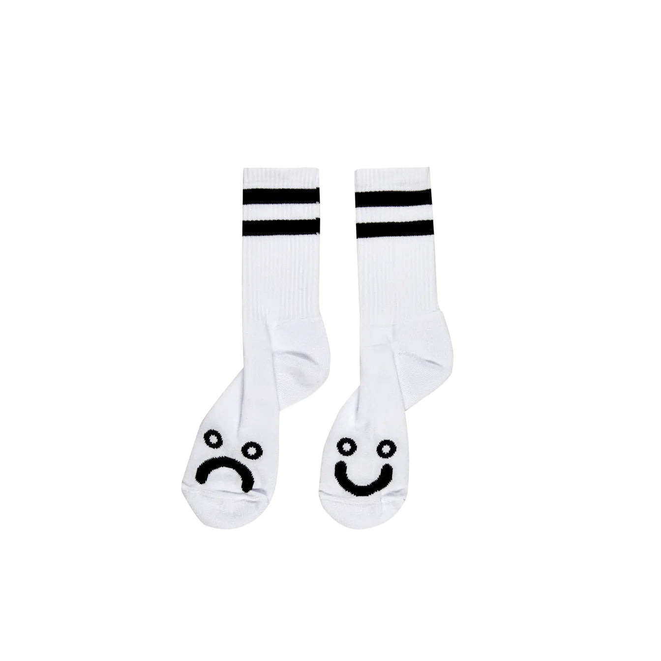 POLAR Happy Sad Socks White Men's Socks Polar 