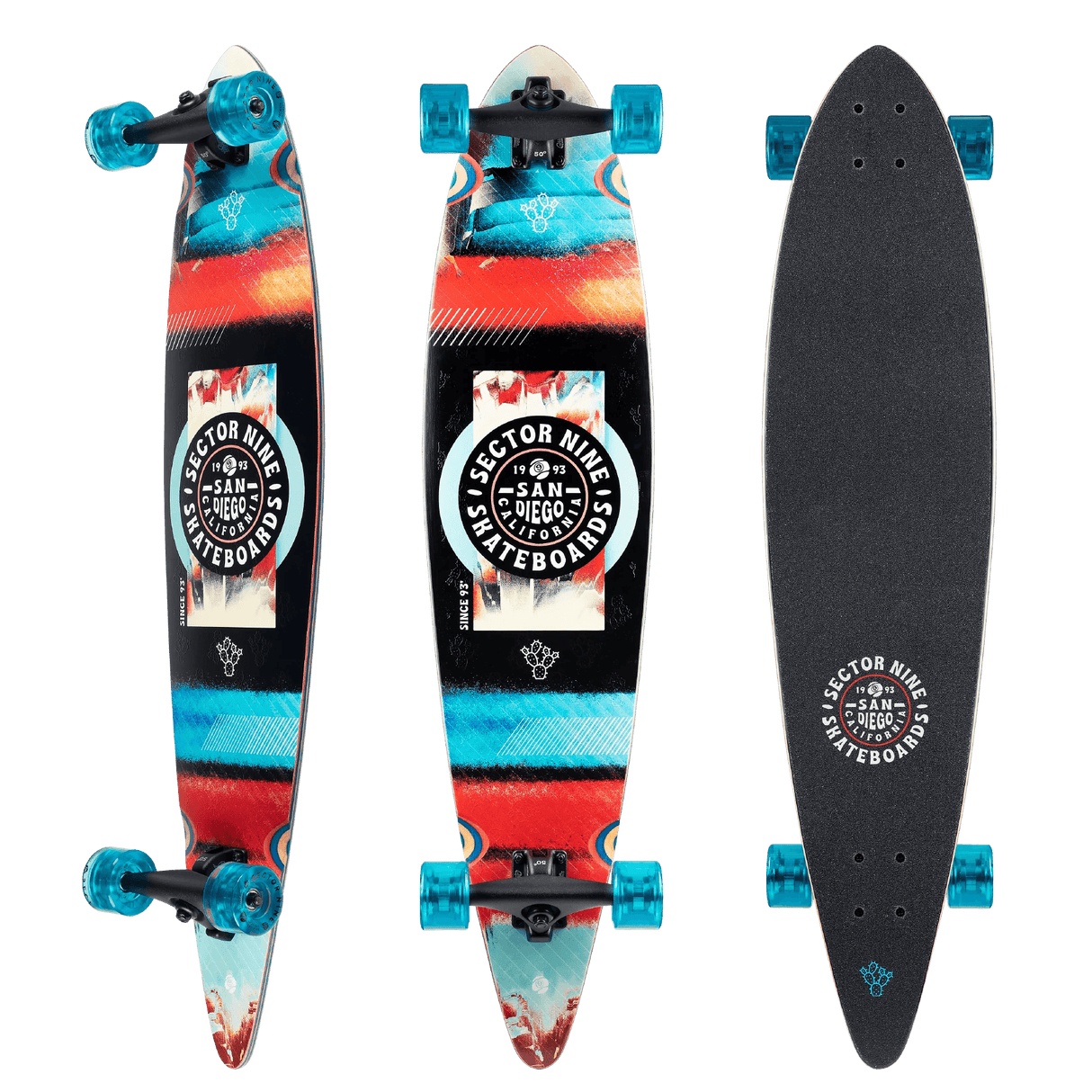 SECTOR 9 Ledger Fiesta Longboard Complete Longboard Completes Sector Nine 