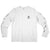 JONES Split Organic Cotton Long Sleeve T-Shirt White Men's Long Sleeve T-Shirts Jones Snowboards 