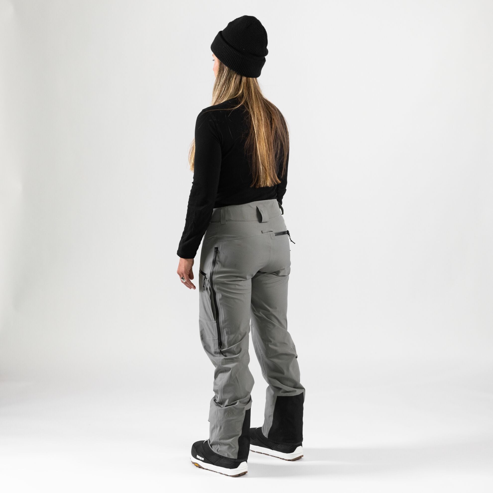 JONES Womens Shralpinist Stretch 3L Snowboard Pants Herb Green 2023 Women's Snow Pants Jones Snowboards 