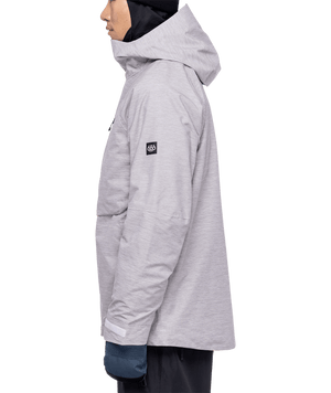 686 Hydra Thermagraph Snowboard Jacket White Heather 2023 Men's Snow Jackets 686 