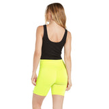 VOLCOM Lived In 6" Bike Shorts Women's Lime Women's Walkshorts Volcom 