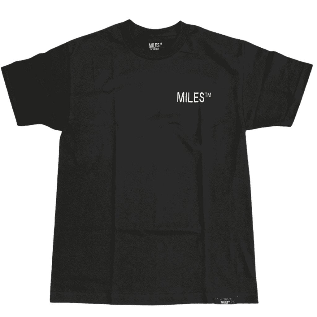 MILES Logo Hit T-Shirt Black Men's Short Sleeve T-Shirts Miles 