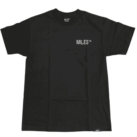 MILES Logo Hit T-Shirt Black Men's Short Sleeve T-Shirts Miles 