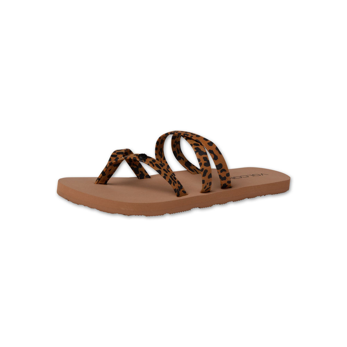 VOLCOM Easy Breezy Sandals Girls Cheetah FOOTWEAR - Youth Sandals Volcom 