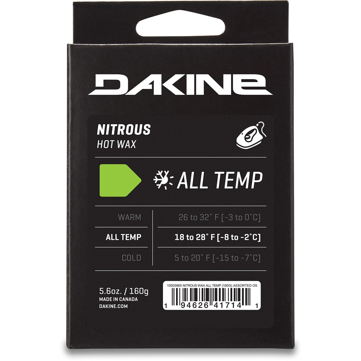 DAKINE Nitrous Wax All Temp Snowboard Tuning Dakine 