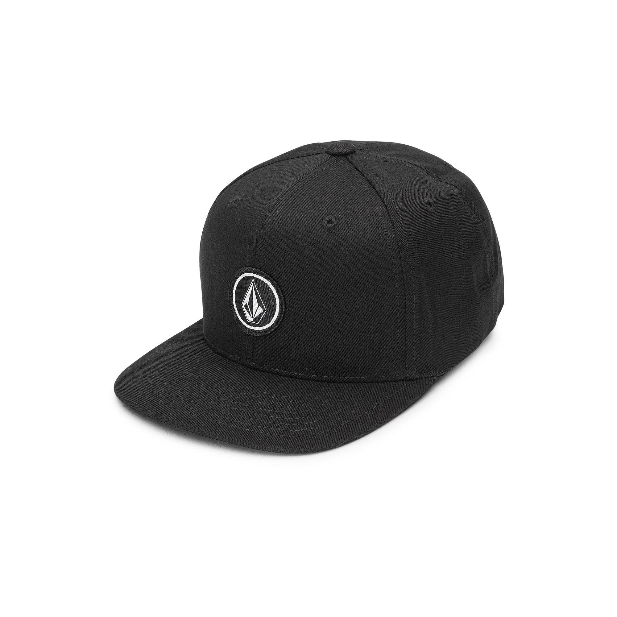 VOLCOM Quarter Twill Snapback Hat Youth Black Boy's Hats Volcom 
