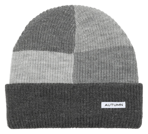 AUTUMN Patchwork Beanie Grey Men's Beanies Autumn 