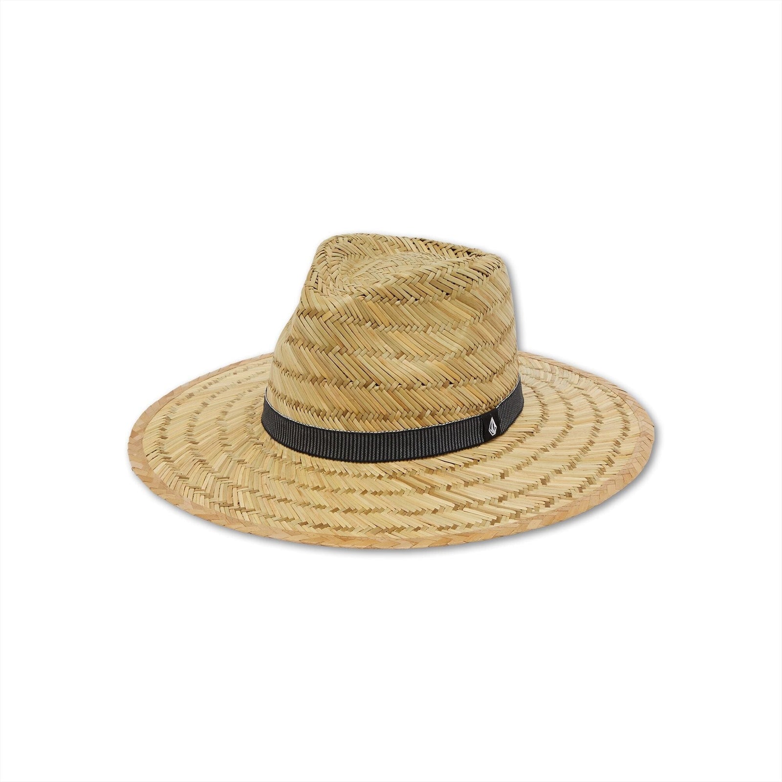 RVCA Laguna Straw Bucket Hat in Black