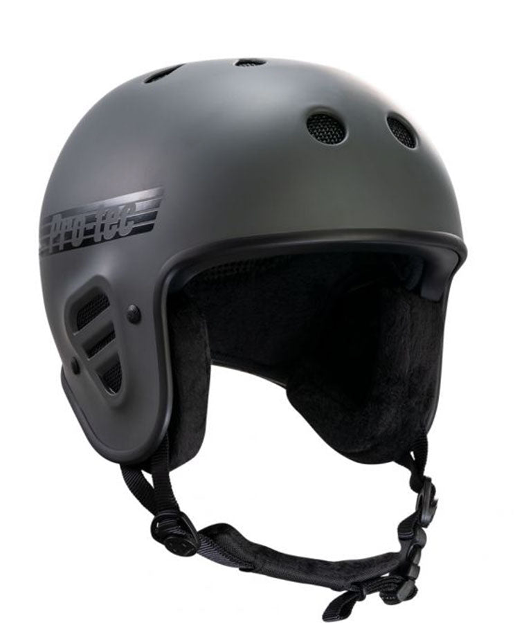 PRO-TEC Full Cut Certified Snow Helmet Matte Charcoal 2022 Men's Snow Helmets Pro-tec 