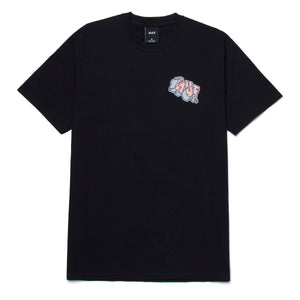 HUF Quake Triple Triangle T-Shirt Black Men's Short Sleeve T-Shirts huf 