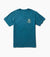 ROARK Guideworks Skull Premium T-Shirt Hydro Blue Men's Short Sleeve T-Shirts Roark Revival 