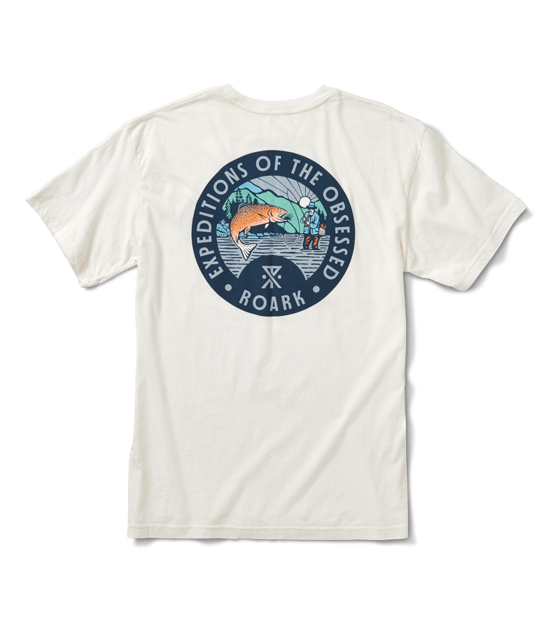 ROARK Expeditions Of The Obsessed T-Shirt Off White Men's Short Sleeve T-Shirts Roark Revival 