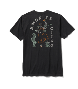 ROARK Amor Es Ciego Organic Cotton T-Shirt Black Men's Short Sleeve T-Shirts Roark Revival 