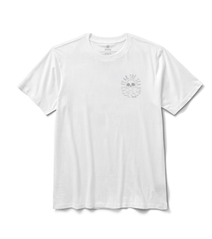 ROARK Fear The Sea Organic Cotton T-Shirt White Men's Short Sleeve T-Shirts Roark Revival 