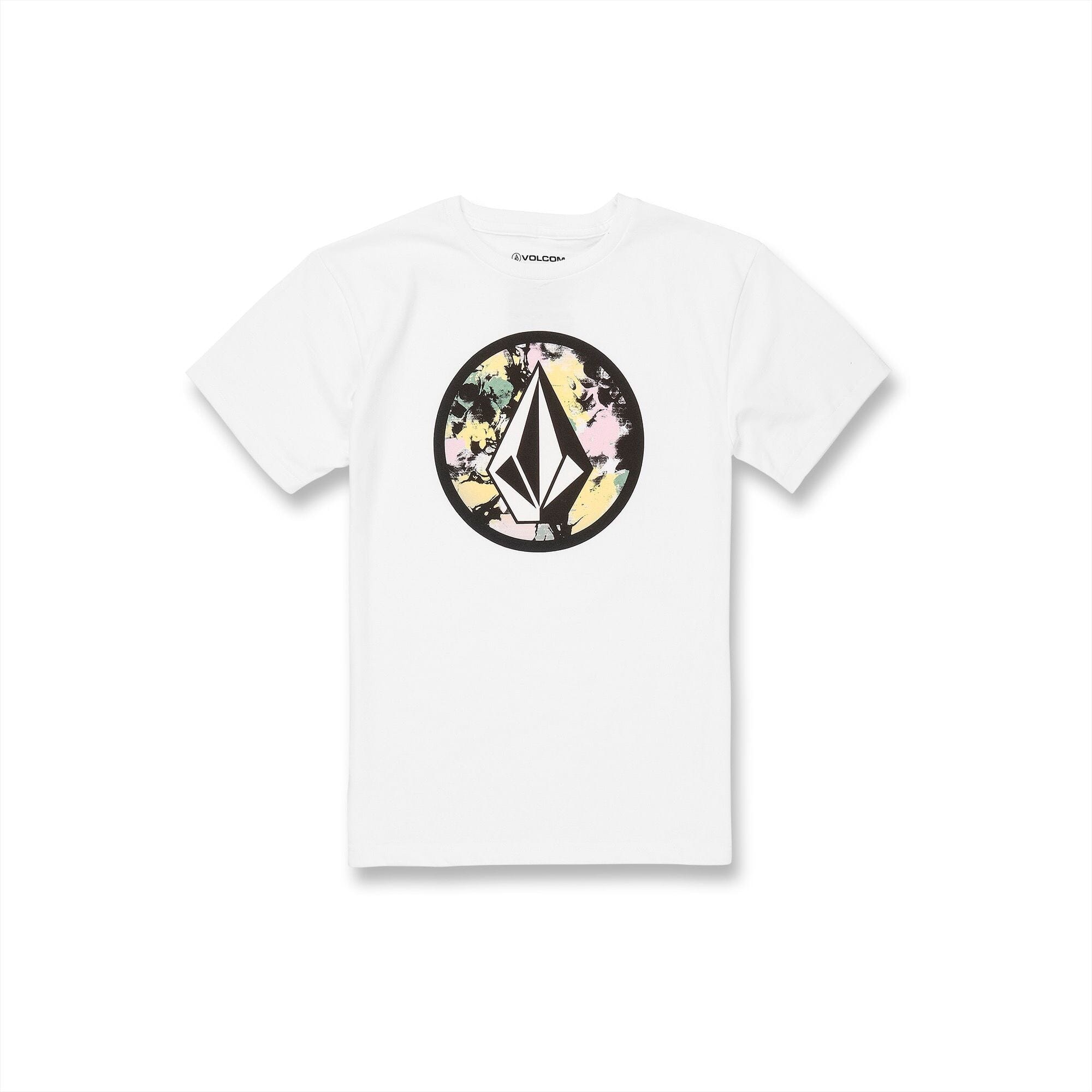 VOLCOM Boy's Circle Stone T-Shirt White Boy's T-Shirts Volcom 