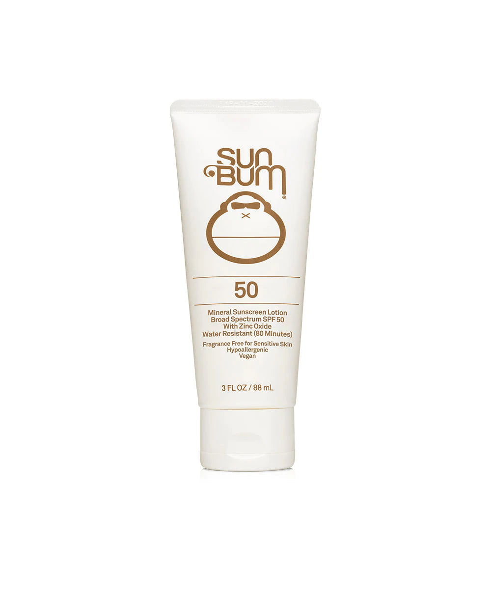 SUN BUM Mineral SPF 50 Sunscreen Lotion 3oz Sunscreen Sun Bum 