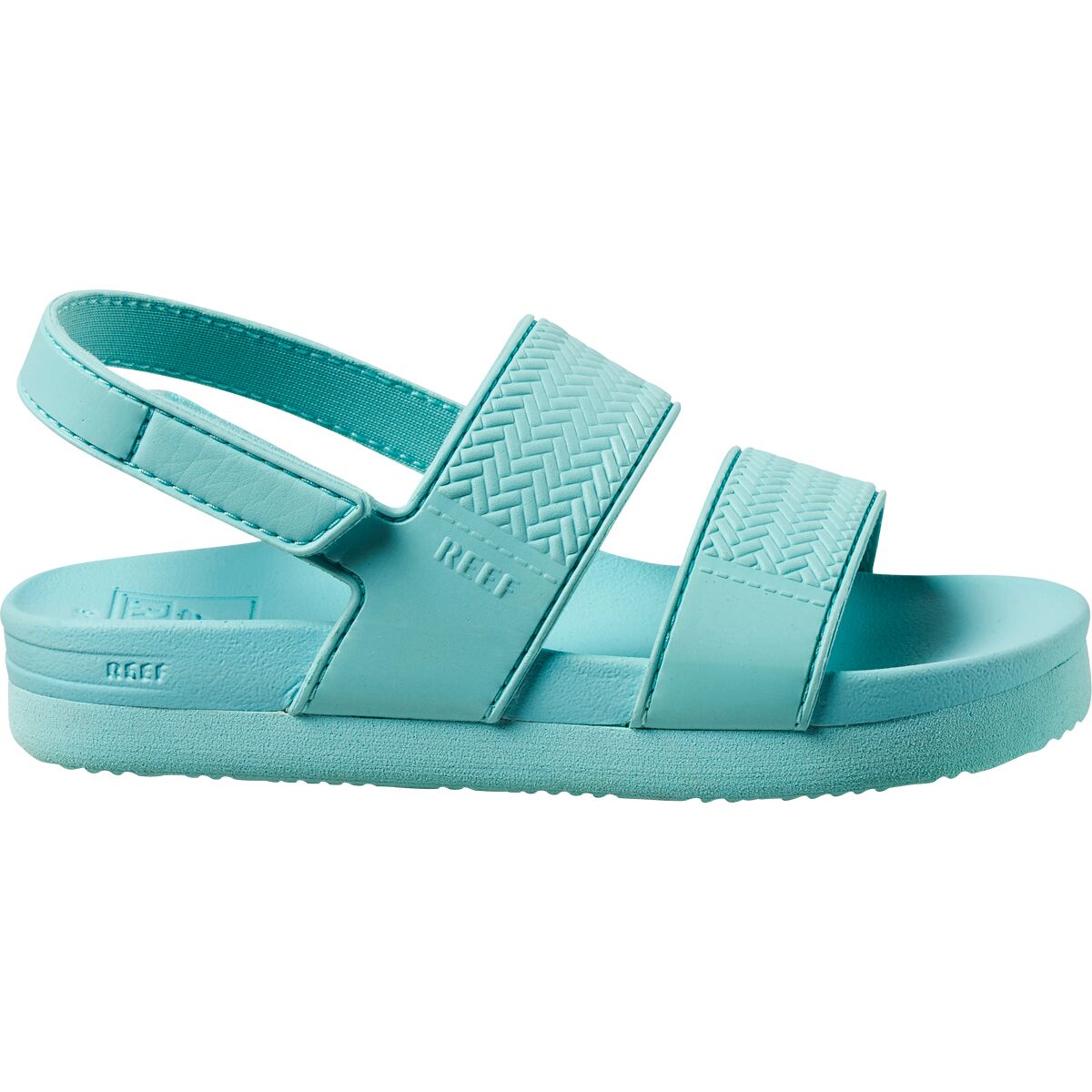 REEF Girl's Little Water Vista Sea Blue Youth Sandals Reef 