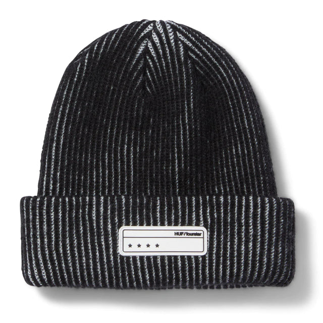 HUF Huf X Crailtap Shadow Rib Beanie Natural Men's Beanies huf 