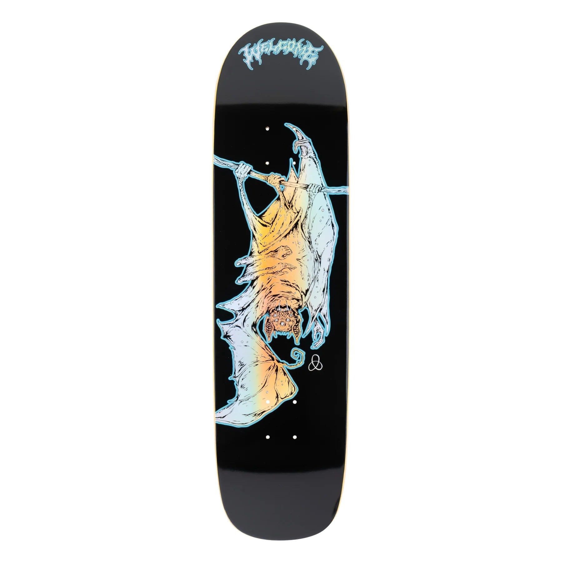 WELCOME Infinitely Batty On Son Of Planchette 8.38 Skateboard Deck Skateboard Decks Welcome 