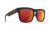 SPY Discord Dale Jr Matte Black - Happy Grey Green With Orange Spectra Mirror Sunglasses SUNGLASSES - Spy Sunglasses Spy 