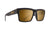 SPY Montana Soft Matte Black - Happy Bronze with Gold Spectra Mirror Sunglasses Sunglasses Spy 