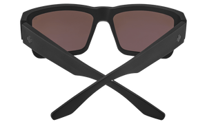 SPY Cyrus Matte Black - Happy Boost Bronze Ice Blue Spectra Mirror Polarized Sunglasses Sunglasses Spy 