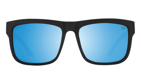 SPY Discord Matte Black - Happy Boost Bronze Ice Blue Spectra Mirror Polarized Sunglasses Sunglasses Spy 