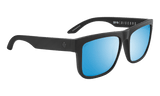SPY Discord Matte Black - Happy Boost Bronze Ice Blue Spectra Mirror Polarized Sunglasses Sunglasses Spy 