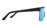 SPY Flynn 5050 Matte Black - Happy Boost Bronze Ice Blue Spectra Mirror Polarized Sunglasses Sunglasses Spy 
