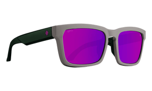 SPY Helm Tech Grey Dark Green - Happy Bronze Purple Spectra Mirror Sunglasses Sunglasses Spy 