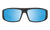 SPY Logan Matte Black - Happy Boost Bronze Ice Blue Spectra Mirror Polarized Sunglasses Sunglasses Spy 