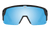 SPY Monolith 50/50 Matte Black - Happy Boost Bronze Ice Blue Spectra Mirror Polarized Sunglasses Sunglasses Spy 
