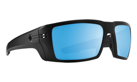 SPY Rebar ANSI Matte Black - Happy Boost Bronze Ice Blue Spectra Polarized Sunglasses Sunglasses Spy 