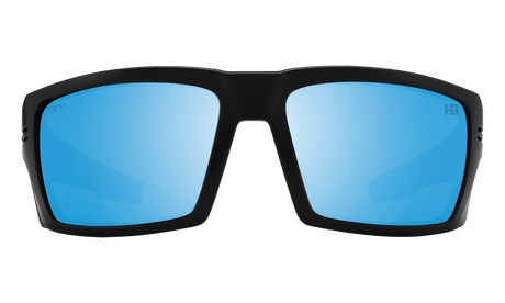 SPY Rebar ANSI Matte Black - Happy Boost Bronze Ice Blue Spectra Polarized Sunglasses Sunglasses Spy 