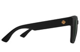 SPY Dessa Matte Black - Happy Grey Green Sunglasses Sunglasses Spy 