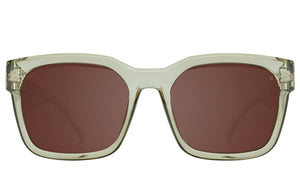 SPY Dessa Translucent Dusty Olive - Happy Bronze Polarized Sunglasses Sunglasses Spy 