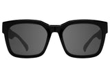 SPY Dessa Matte Black - Happy Grey Green Polarized Sunglasses Sunglasses Spy 