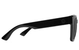 SPY Dessa Matte Black - Happy Grey Green Polarized Sunglasses Sunglasses Spy 